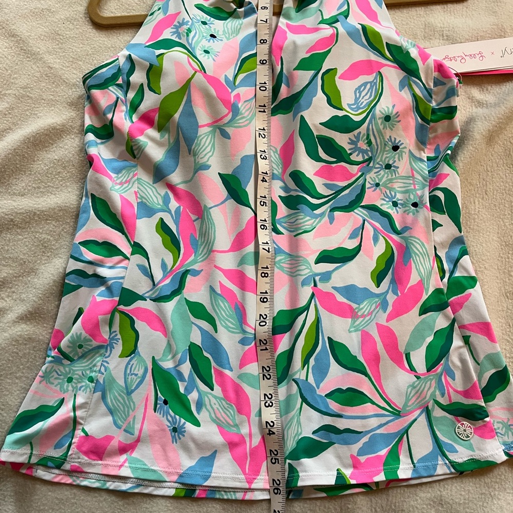 Lilly Pulitzer Sleeveless Top with built-in Bra - Picture 8 of 9